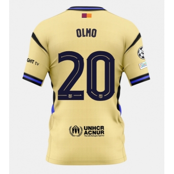 Billige Fotballdrakt Barcelona Dani Olmo #20 Replika Bortedrakt 2025-26 Kortermet